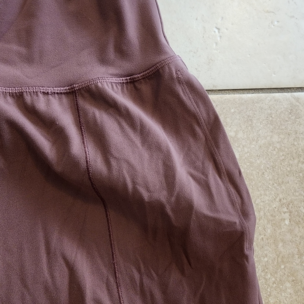 Athleta Mauve Brown High-Waist Jogger Leggings - Picture 4 of 8